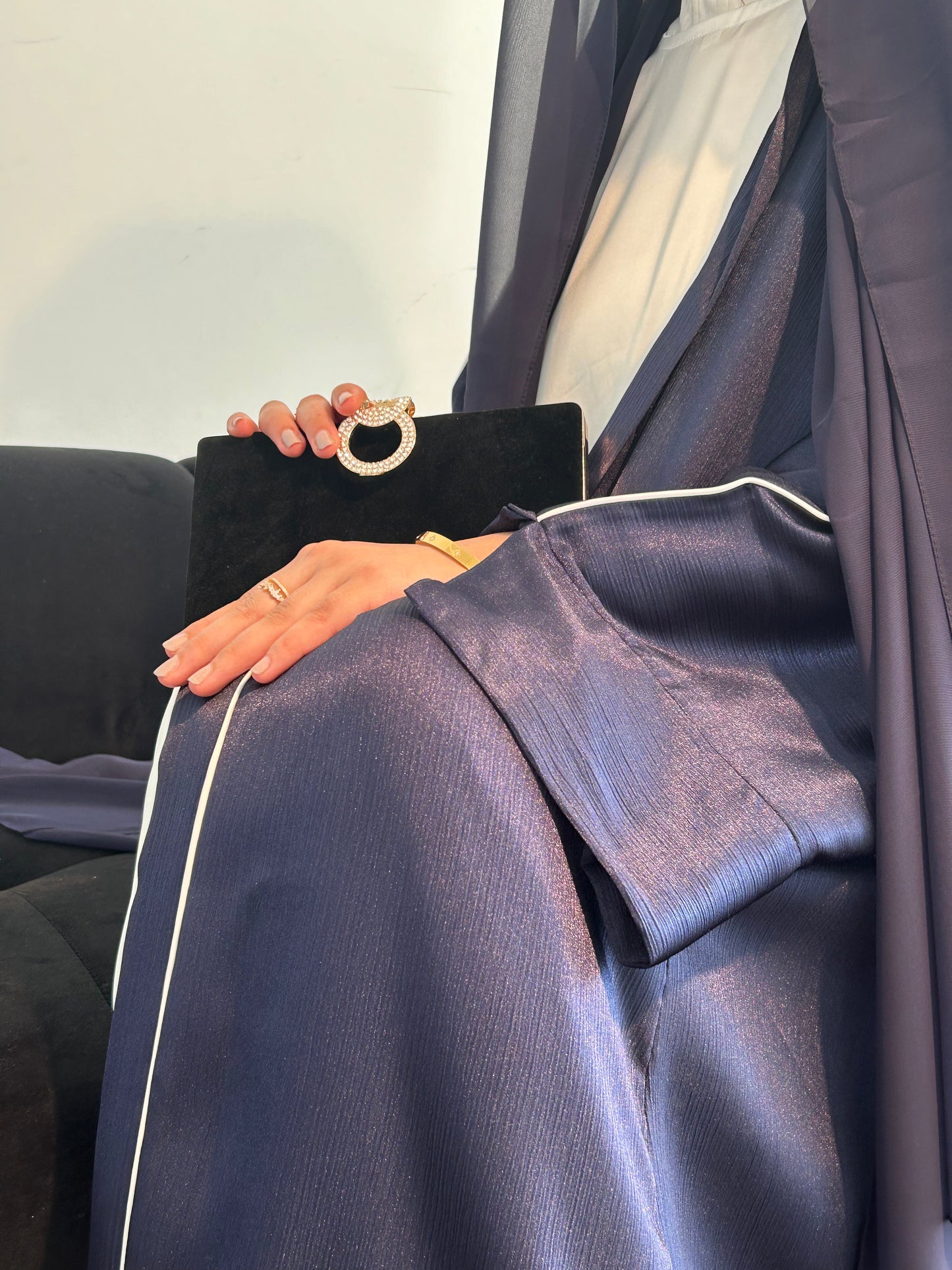 NOOR ABAYA in Royal Blue